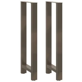 Patas para mesa de centro de acero natural 2 uds 40x(110-111)cm von , Tischbeine - Ref: Foro24-4013351, Preis: 109,28 €, Raba...