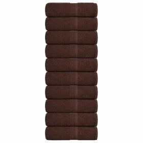 Toallas de jabón 10 uds marrón 30x30 cm 360 gsm 100% algodón de , Toallas - Ref: Foro24-136754, Precio: 25,00 €, Descuento: %