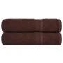 Toallas de ducha 2 uds 100% algodón marrón 70x140 cm 360 gsm de , Toallas - Ref: Foro24-136761, Precio: 23,90 €, Descuento: %