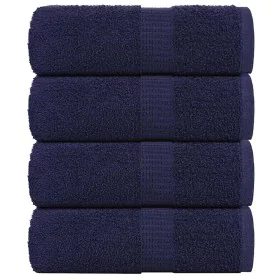 Toallas de jabón 4uds azul marino 30x30 cm 360 gsm 100% algodón de , Toallas - Ref: Foro24-136777, Precio: 12,84 €, Descuento: %