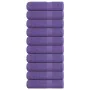 Toallas de baño 10 uds morado 100x150 cm 360 gsm 100% algodón de , Toallas - Ref: Foro24-136886, Precio: 104,67 €, Descuento: %