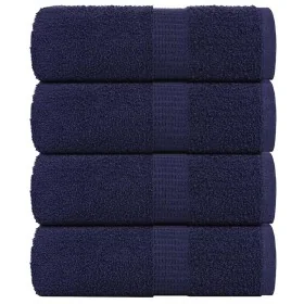 Toallas de jabón 4 uds azul marino 30x30 cm 360gsm 100% algodón de , Toallas - Ref: Foro24-136780, Precio: 14,31 €, Descuento: %