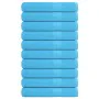 Toallas 10 uds 100% algodón turquesa 100x200 cm 360 gsm de , Toallas - Ref: Foro24-136988, Precio: 135,54 €, Descuento: %