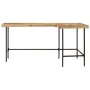 Escritorio madera maciza mango y hierro 165x110x77 cm de , Escritorios - Ref: Foro24-353333, Precio: 274,20 €, Descuento: %