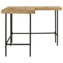 Escritorio madera maciza mango y hierro 165x110x77 cm de , Escritorios - Ref: Foro24-353333, Precio: 274,20 €, Descuento: %