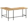 Escritorio madera maciza mango y hierro 165x110x77 cm de , Escritorios - Ref: Foro24-353333, Precio: 274,20 €, Descuento: %