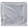 Leñero con protector de lluvia 150x25x150 cm acero galvanizado de , Bolsas y soportes de leña - Ref: Foro24-4100709, Precio: ...