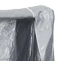 Leñero con protector de lluvia 150x25x150 cm acero galvanizado de , Bolsas y soportes de leña - Ref: Foro24-4100709, Precio: ...