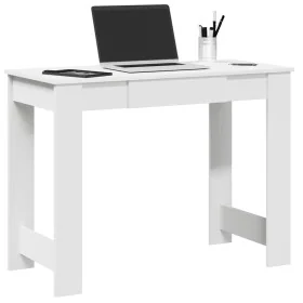 Escritorio de madera contrachapada blanco 100x45x75 cm by , Desks - Ref: Foro24-860427, Price: 62,77 €, Discount: %