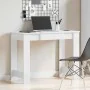 Escritorio de madera contrachapada blanco 100x45x75 cm de , Escritorios - Ref: Foro24-860427, Precio: 62,77 €, Descuento: %