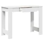 Escritorio de madera contrachapada blanco 100x45x75 cm de , Escritorios - Ref: Foro24-860427, Precio: 62,77 €, Descuento: %