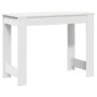 Escritorio de madera contrachapada blanco 100x45x75 cm de , Escritorios - Ref: Foro24-860427, Precio: 62,77 €, Descuento: %