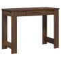 Escritorio de madera de ingeniería roble marrón 100x45x75 cm de , Escritorios - Ref: Foro24-860433, Precio: 61,93 €, Descuent...