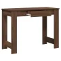 Escritorio de madera de ingeniería roble marrón 100x45x75 cm de , Escritorios - Ref: Foro24-860433, Precio: 61,93 €, Descuent...