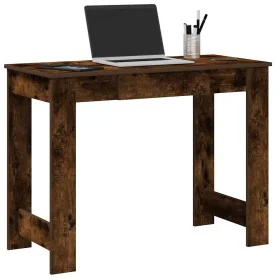 Escritorio de madera contrachapada roble ahumado 100x45x75 cm de , Escritorios - Ref: Foro24-860431, Precio: 62,41 €, Descuen...