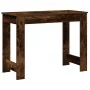 Escritorio de madera contrachapada roble ahumado 100x45x75 cm de , Escritorios - Ref: Foro24-860431, Precio: 62,41 €, Descuen...