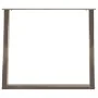 Patas mesa comedor forma U 2uds acero natural 100x(72-73) cm de , Patas para mesas - Ref: Foro24-4012807, Precio: 107,93 €, D...