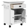 Carrito de cocina BODO blanco 72x45x80 cm de , Carros de cocina y comedor - Ref: Foro24-4016875, Precio: 137,76 €, Descuento: %