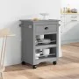 Carrito de cocina BODO gris 67,5x45x80 cm de , Carros de cocina y comedor - Ref: Foro24-4016880, Precio: 109,30 €, Descuento: %