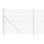 Cerca de alambre con brida plateada 1,6x10 m de , Paneles de vallas - Ref: Foro24-154036, Precio: 67,29 €, Descuento: %