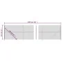 Cerca de alambre con brida plateada 1,6x10 m de , Paneles de vallas - Ref: Foro24-154036, Precio: 67,29 €, Descuento: %