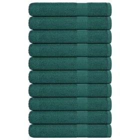 Toallas de sauna 10 uds 100% algodón verde 80x200 cm 360 gsm de , Toallas - Ref: Foro24-136865, Precio: 106,59 €, Descuento: %