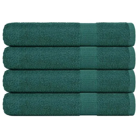 Toallas 4 piezas verde 100x200 cm 360 gsm 100% Algodón de , Toallas - Ref: Foro24-136867, Precio: 79,51 €, Descuento: %