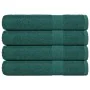 Toallas 4 piezas verde 100x200 cm 360 gsm 100% Algodón de , Toallas - Ref: Foro24-136867, Precio: 79,51 €, Descuento: %