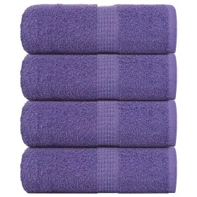 Toallas de jabón 4 uds púrpura 30x30 cm 360 gsm 100% algodón de , Toallas - Ref: Foro24-136873, Precio: 13,38 €, Descuento: %