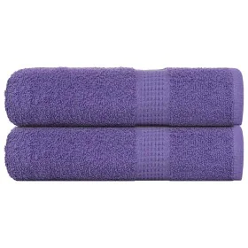 Toallas de mano 2 uds 100% algodón púrpura 50x100 cm 360 gsm de , Toallas - Ref: Foro24-136878, Precio: 16,08 €, Descuento: %