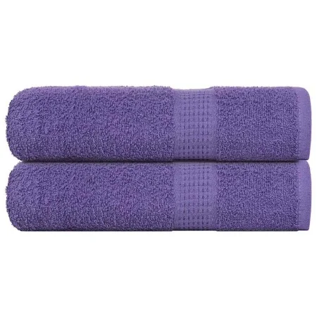 Toallas de mano 2 uds 100% algodón púrpura 50x100 cm 360 gsm de , Toallas - Ref: Foro24-136878, Precio: 16,08 €, Descuento: %
