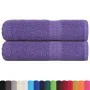 Toallas de mano 2 uds 100% algodón púrpura 50x100 cm 360 gsm de , Toallas - Ref: Foro24-136878, Precio: 16,08 €, Descuento: %