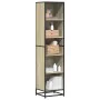 Estantería madera contrachapada color roble 40x35x170,5 cm de , Librerías y estanterías - Ref: Foro24-849140, Precio: 65,96 €...