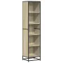 Estantería madera contrachapada color roble 40x35x170,5 cm de , Librerías y estanterías - Ref: Foro24-849140, Precio: 65,96 €...
