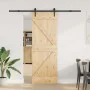Puerta corredera con herrajes madera maciza de pino 70x210 cm von , Türen - Ref: Foro24-3332646, Preis: 197,69 €, Rabatt: %