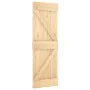 Puerta corredera con herrajes madera maciza de pino 70x210 cm von , Türen - Ref: Foro24-3332646, Preis: 197,69 €, Rabatt: %