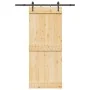 Puerta corredera con herrajes madera maciza de pino 85x210 cm de , Puertas - Ref: Foro24-3332690, Precio: 168,55 €, Descuento: %
