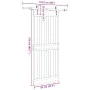 Puerta corredera con herrajes madera maciza de pino 85x210 cm de , Puertas - Ref: Foro24-3332690, Precio: 168,55 €, Descuento: %