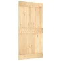Puerta corredera con herrajes madera maciza de pino 100x210 cm de , Puertas - Ref: Foro24-3332699, Precio: 227,89 €, Descuent...