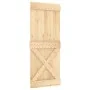 Puerta corredera con herrajes madera maciza de pino 85x210 cm de , Puertas - Ref: Foro24-3332774, Precio: 193,07 €, Descuento: %