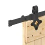 Puerta corredera con herrajes madera maciza de pino 85x210 cm de , Puertas - Ref: Foro24-3332774, Precio: 193,07 €, Descuento: %