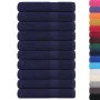 Toallas 10 uds 100% algodón azul marino 100x200 cm 600 gsm de , Toallas - Ref: Foro24-136796, Precio: 143,54 €, Descuento: %