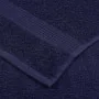 Toallas 10 uds 100% algodón azul marino 100x200 cm 600 gsm de , Toallas - Ref: Foro24-136796, Precio: 143,54 €, Descuento: %