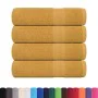 Toallas de ducha 4 uds 100% algodón oro 70x140 cm 360 gsm de , Toallas - Ref: Foro24-136810, Precio: 35,14 €, Descuento: %