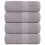Toallas de jabón 4 uds gris 30x30 cm 360 gsm 100% algodón de , Toallas - Ref: Foro24-136825, Precio: 12,84 €, Descuento: %