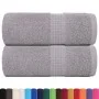 Toallas de visita 2 uds gris 30x50 cm 360 gsm 100% algodón de , Toallas - Ref: Foro24-136827, Precio: 11,99 €, Descuento: %