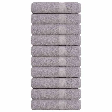 Toallas de baño 10 uds gris 100x150 cm 360 gsm 100% algodón de , Toallas - Ref: Foro24-136838, Precio: 100,38 €, Descuento: %