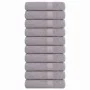 Toallas de baño 10 uds gris 100x150 cm 360 gsm 100% algodón de , Toallas - Ref: Foro24-136838, Precio: 100,38 €, Descuento: %