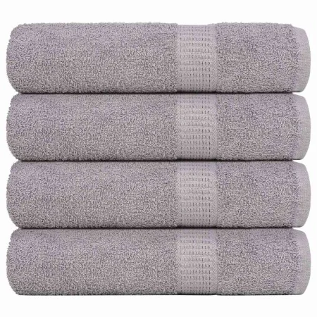 Toallas de mano 4 piezas gris 50x100 cm 360 gsm 100% algodón de , Toallas - Ref: Foro24-136831, Precio: 24,48 €, Descuento: %