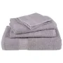 Toallas de ducha 2 uds 100% algodón gris 70x140 cm 360 gsm de , Toallas - Ref: Foro24-136833, Precio: 22,07 €, Descuento: %
